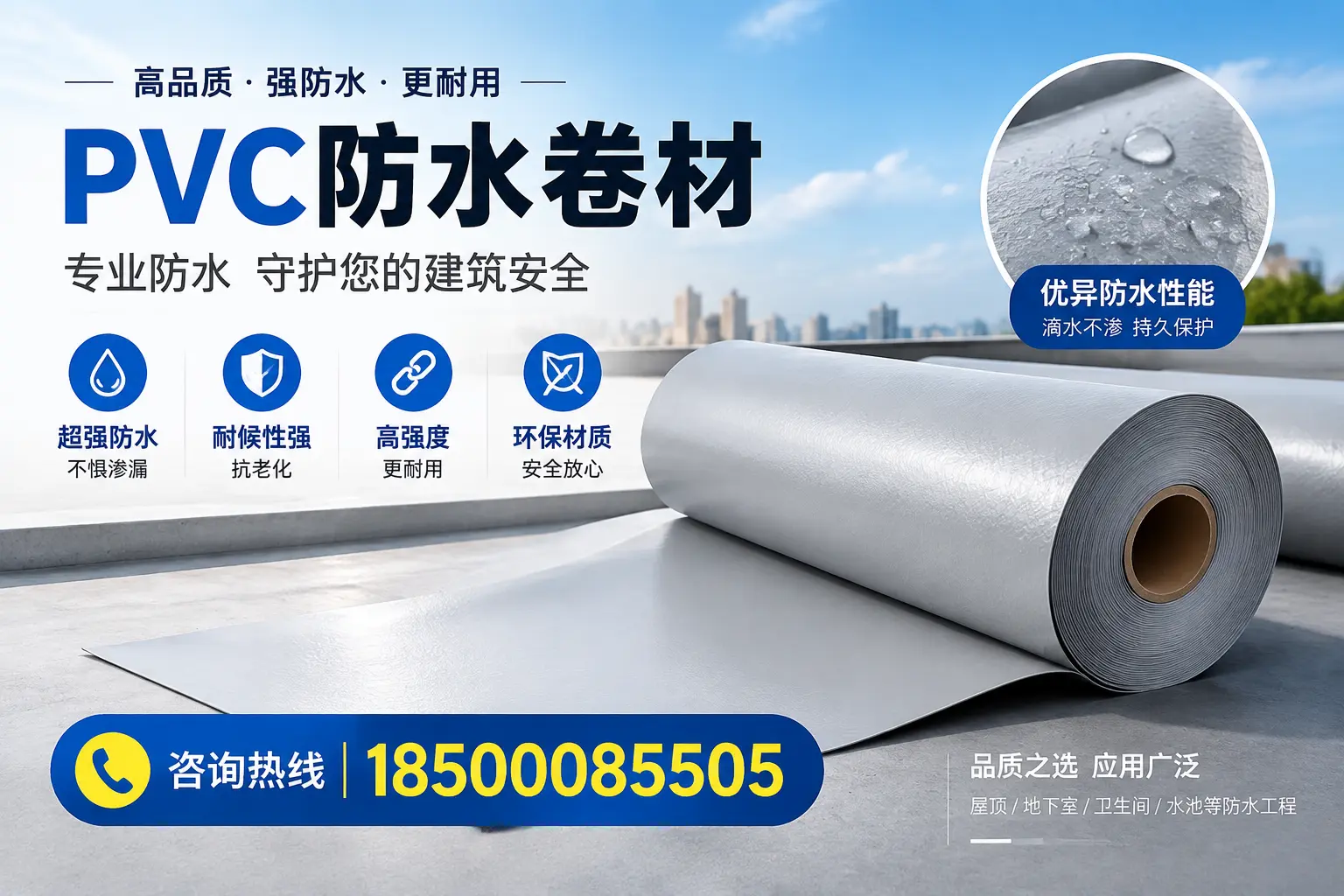 安康地区pvc防水卷材的市场现状与发展趋势